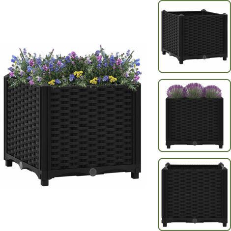 Piante - vidaXL Letto rialzato 40x40x38 cm in polipropilene - Ortaggi