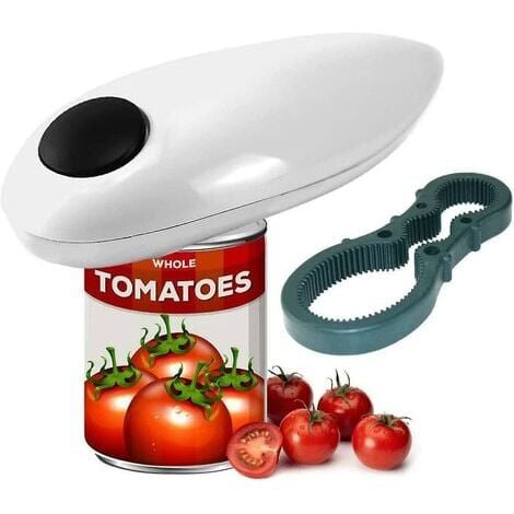 Piao Ouvre-boîte électrique, ouvre-boîte automatique de restaurant pour personnes âgées souffrant d'arthrite, mains faibles, chefs, ouvre-boîte électrique à bord lisse