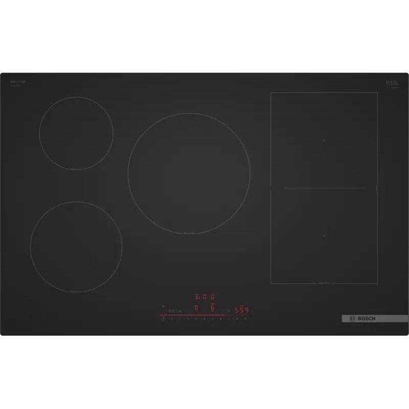 Piastra a induzione Bosch 80 cm 7400 W nero opaco