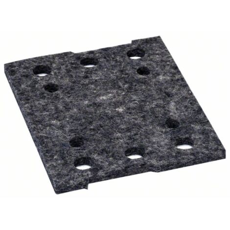 Piastra abrasiva, 110 x 100 mm, con feltro