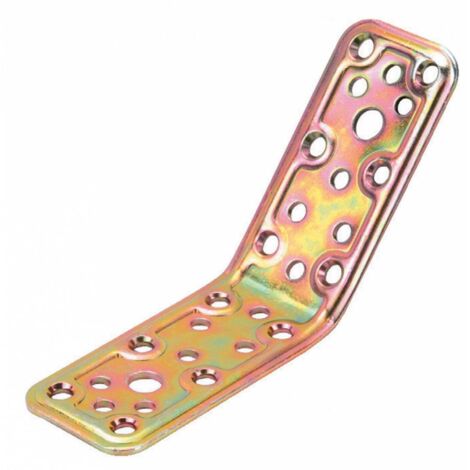 Piastra acciaio angolare 135 gradi 25 pz.per fissaggio travi legno 40x80x80 - Salone
