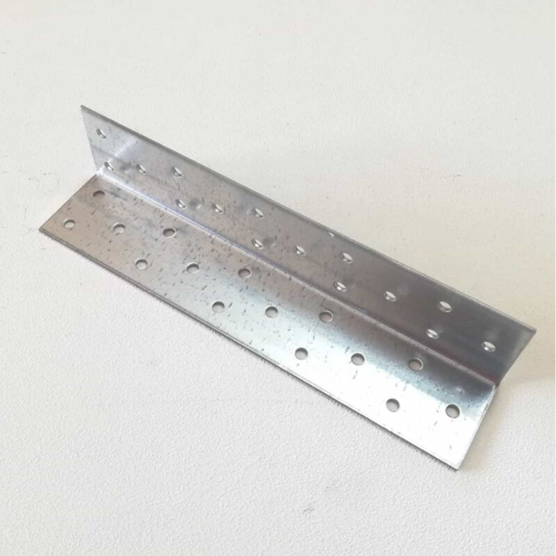 Piastra Ad Angolo 40x40x200mm In Acciaio Zincato