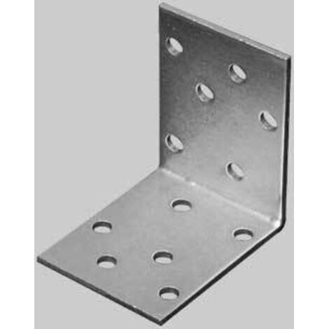 Piastra ad angolo pesante 8/60 40x40x20 mm conf. da 100 pz