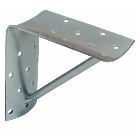 PIASTRA ANGOLARE PER PALI TONDI CON RINFORZO  mm.100X100x50 20 PZ