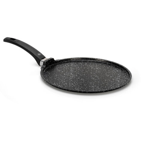 Piastra Antiaderente 1 Manico Ø30 cm Olympia Hard Cook