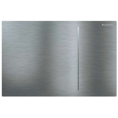 Piastra attuatore Geberit Sigma70 per il lavaggio a 2 volumi, colorazione: acciaio inossidabile spazzolato - 115.620.FW.1