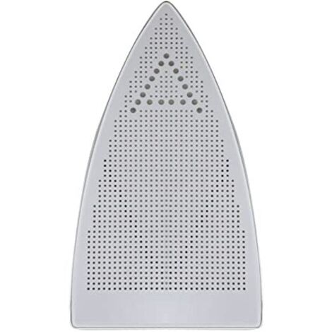 Piastra con base in teflon POLTI Bianco Acciaio