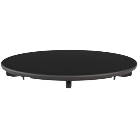 LB PLAST Piastra decorativa per pilette Ø114 lavelli cucina in colore nero opaco L.B. Plast BOC-AN-P3 Nero opaco