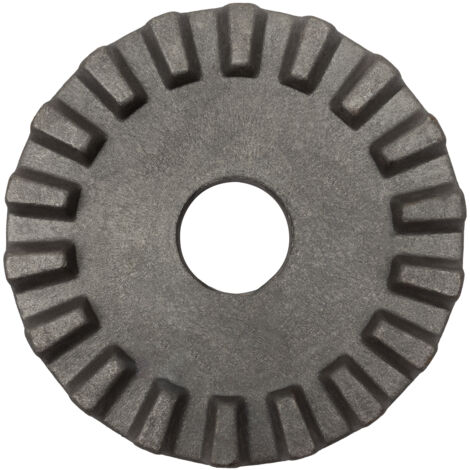 Piastra dentata per ruspa livellatrice Ø 250mm con foro centrale Ø 60mm