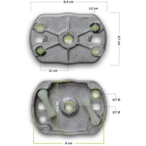 Piastra di avviamento motore 2T 65-75cc