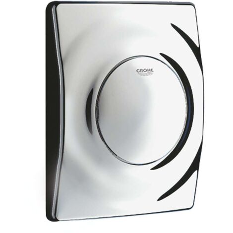 Piastra di controllo per orinatoio SURF 116x144mm cromata
