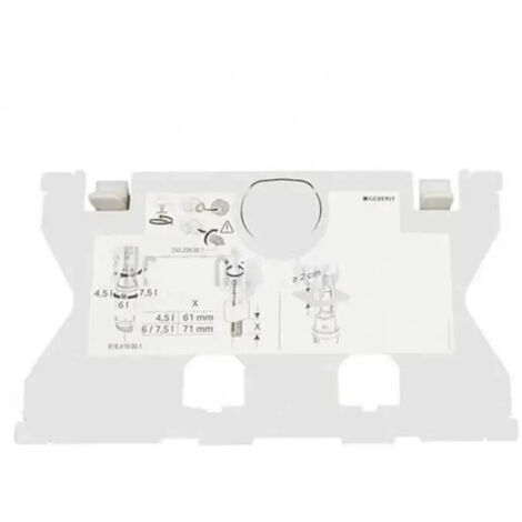 Piastra di copertura Geberit per cassetta WC da incasso Sigma 12 cm