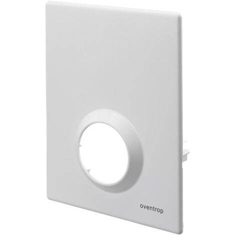 Piastra di copertura per Unibox RTL, T, Vario e plus profondità di montaggio 57 mm, bianco OVENTROP