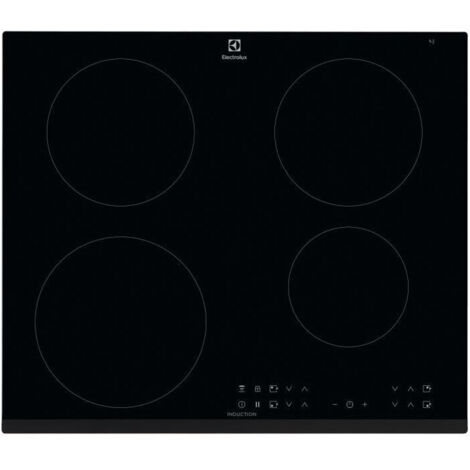Piastra di Cottura a Induzione Electrolux LIR60430, 4 Zone, 60 cm, Piano di Cottura Integrato Nero