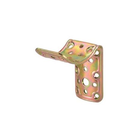 PIASTRA DI GIUNZIONE A 90  ° PER INCROCIO PALO TONDO  EE  MM.80 ART.908- - mm.80x80x50 - spessore mm.22 - 5 pezzi ALDEGHI