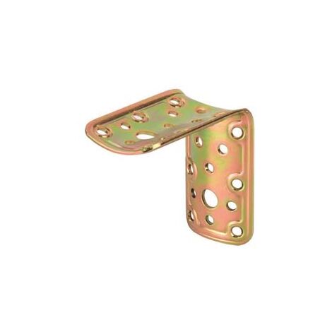 PIASTRA DI GIUNZIONE A 90  ° PER PALO TONDO  EE  MM.80 ART.904- - mm.80x80x50 - spessore mm.22 - 5 pezzi ALDEGHI