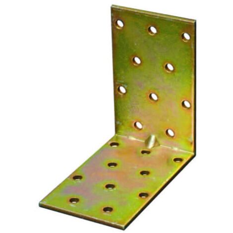 Piastra Di Giunzione Ad Angolo Pesanti Larghezza Mm.50 - mm.80x80x50 - 25 pz