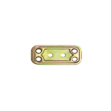 PIASTRA DI GIUNZIONE DRITTA LARGHEZZA MM.30 ART.748- - mm. 60x30 - spessore mm.2,2 - 100 pezzi ALDEGHI