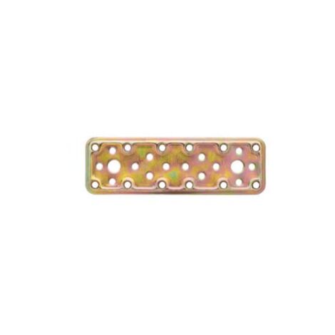 PIASTRA DI GIUNZIONE DRITTA LARGHEZZA MM.40 ART.745- - mm.120x40 - spessore mm.2,2 - 50 pezzi ALDEGHI
