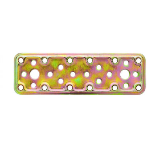 PIASTRA DI GIUNZIONE DRITTA LARGHEZZA MM.40 ART.745- - mm.200x40 - spessore mm.2,2 - 25 pezzi ALDEGHI