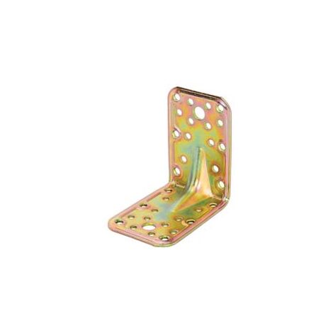 PIASTRA DI GIUNZIONE PESANTE AD ANGOLO LARGHEZZA MM.65 ART.773- - mm.90x90x65 - spessore mm.2,2 - 25 pezzi ALDEGHI