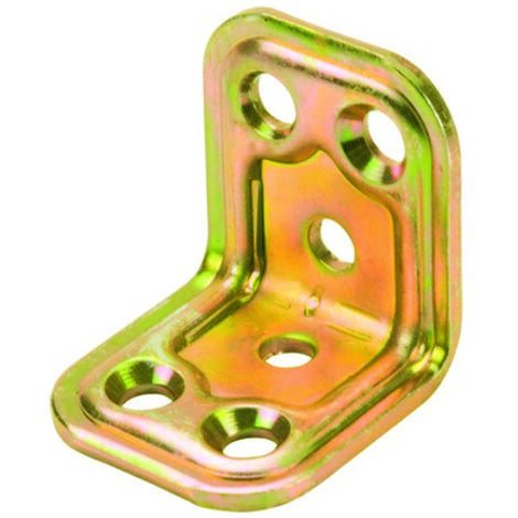 PIASTRA DI GIUNZIONE PESANTE AD ANGOLO MM.30 ART.749- - mm.30x30x30 - spessore mm.2,2 - 100 pezzi ALDEGHI