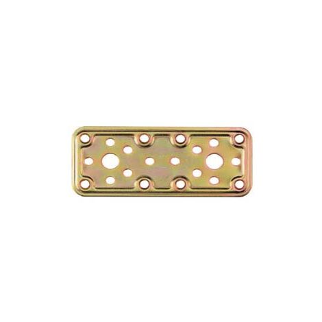 PIASTRA DI GIUNZIONE PESANTE DRITTA LARGHEZZA MM.50 ART.770- - mm.200x50 - spessore mm.2,2 - 25 pezzi ALDEGHI