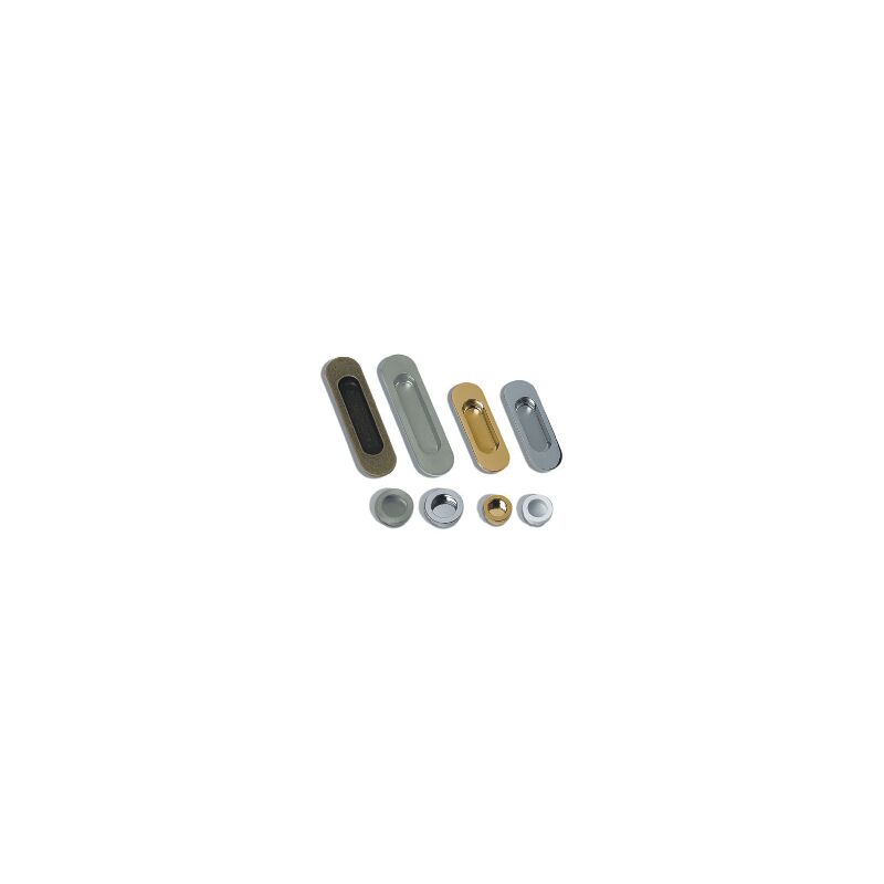 Maniglia per vasca ø 40 mm Estamp nichel spazzolato - 3511/100