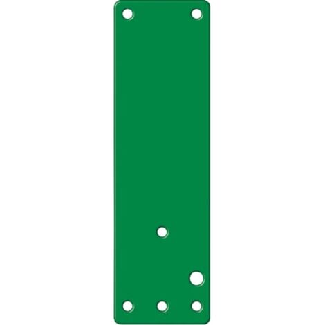 Piastra di montaggio 901 670 Montaggio su porte tagliafuoco DIN L / R L175xW52mm GFS