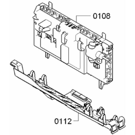 Piastra di potenza programmata (codice 0108) - Asciugatrice - BOSCH - 4370776
