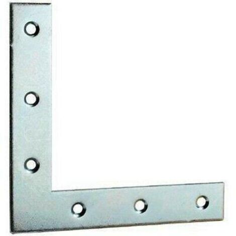 PIASTRA DI RINFORZO A SQUADRA mm.50 ZINC