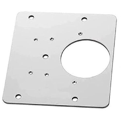 PIASTRA DI RIPARAZIONE CERNIERE MM 90x90 Ø35 ACC.INOX