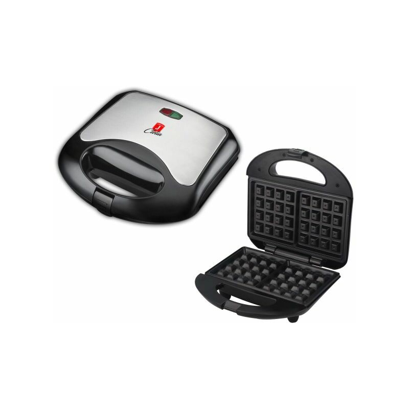 Piastra elettrica per waffle antiaderente 750WATT