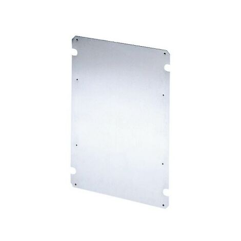 Piastra Fondo Lamiera Zincata Per quadri 44 CEP 236x316 mm