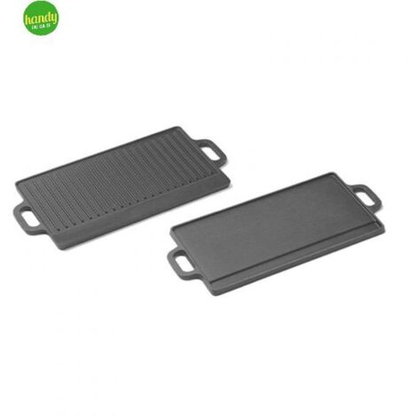 Piastra in ghisa Ompagrill 38x22,5 cm smaltata double face