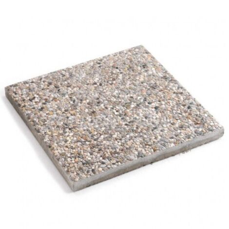 Piastra in graniglia per base ombrellone cm 40x40x3,5