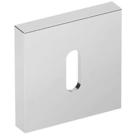 Piastra inferiore PLT26J-N, Premium Line, cromata lucida, quadrata