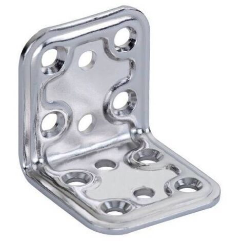 PIASTRA INOX ANGOL . ART. 746 MM.40X40X40. Prezzo per 1 pezzo.