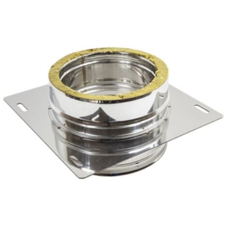 PIASTRA INTERMEDIA D.P. INOX 316/304 D. Int. 80 - D. Est. 130 DK