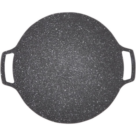 Piastra per barbecue coreana, padella circolare antiaderente, padella per friggere per uso domestico e all'aperto, utensili per grigliare al barbecue