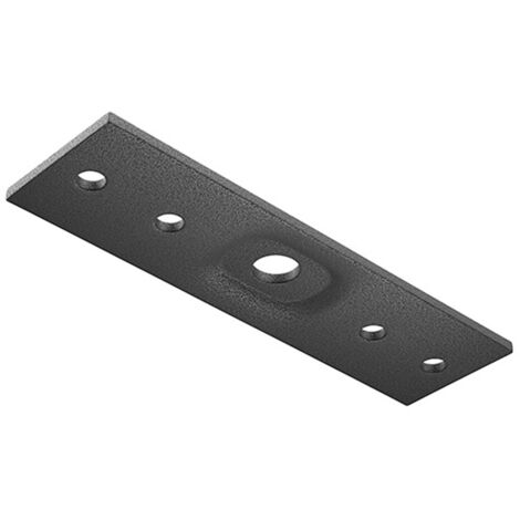 Piastra Per Binario Moderno In Metallo Nero
