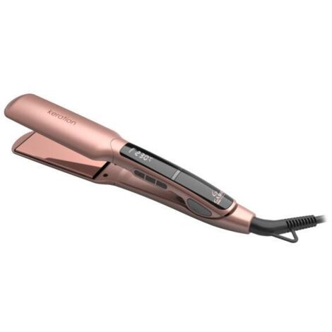 Piastra per Capelli Ga.Ma Keration X-Wide Digitale, Lisciante a Riscaldamento Rapido, Colore Rosa, 185�C, Modello GI3032