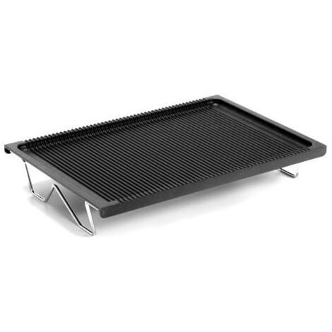 Piastra per Cottura in Alluminio Nero Cf Parker � Dimensioni 38 x 26,5 x 1,5 cm