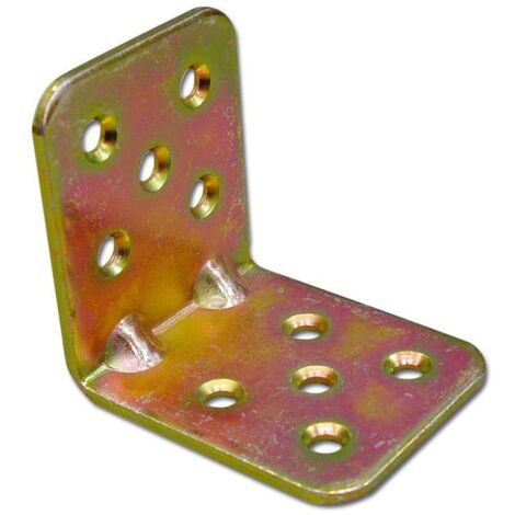 PIASTRA PER TRAVI PIEGATA  45X45MM L 40MM ZINCO+