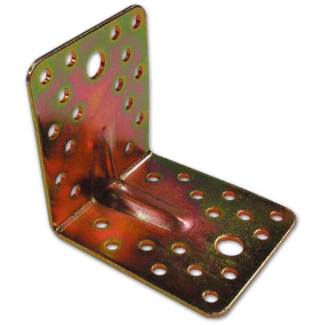 PIASTRA PER TRAVI PIEGATA  85X85MM L 65MM NERVATA ZINCO+