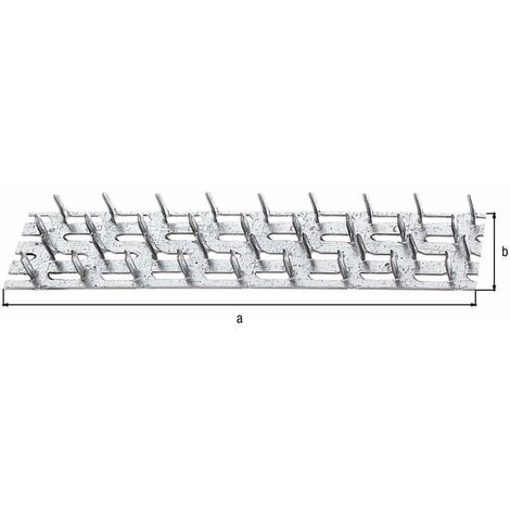 Piastra per unghie sendzimir zincata 127x38 GAH ALBERTS