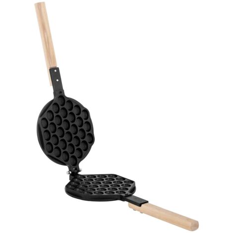 Piastra per waffle a bolle rivestimento antiaderente manico anti-calore 140004849