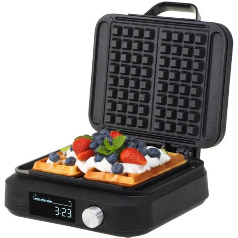 Piastra per waffle AD 3087 con display a LED