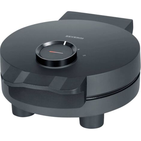 Piastra per waffle singola Severin WA2116 1200 W Nero Cuori
