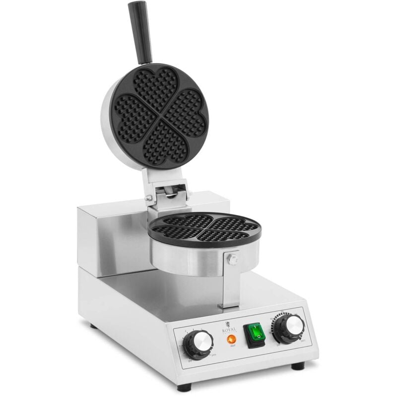 Royal Catering - Piastra waffel belga Piastra per cialde 1000 w 50 - 300 °c 0 - 5 min